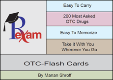 RxExam NAPLEX OTC & Herbal Products Flash Cards (200 cards)