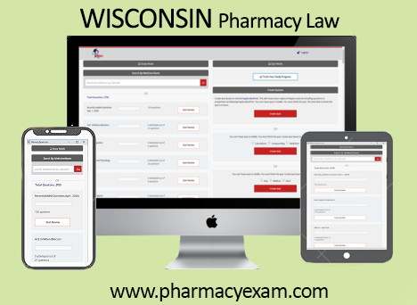 Wisconsin Pharmacy law Test (Online Access)