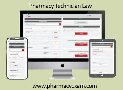 Pharmacy Technician Law (PTCE) Practice Test (150 questions Downloadable)